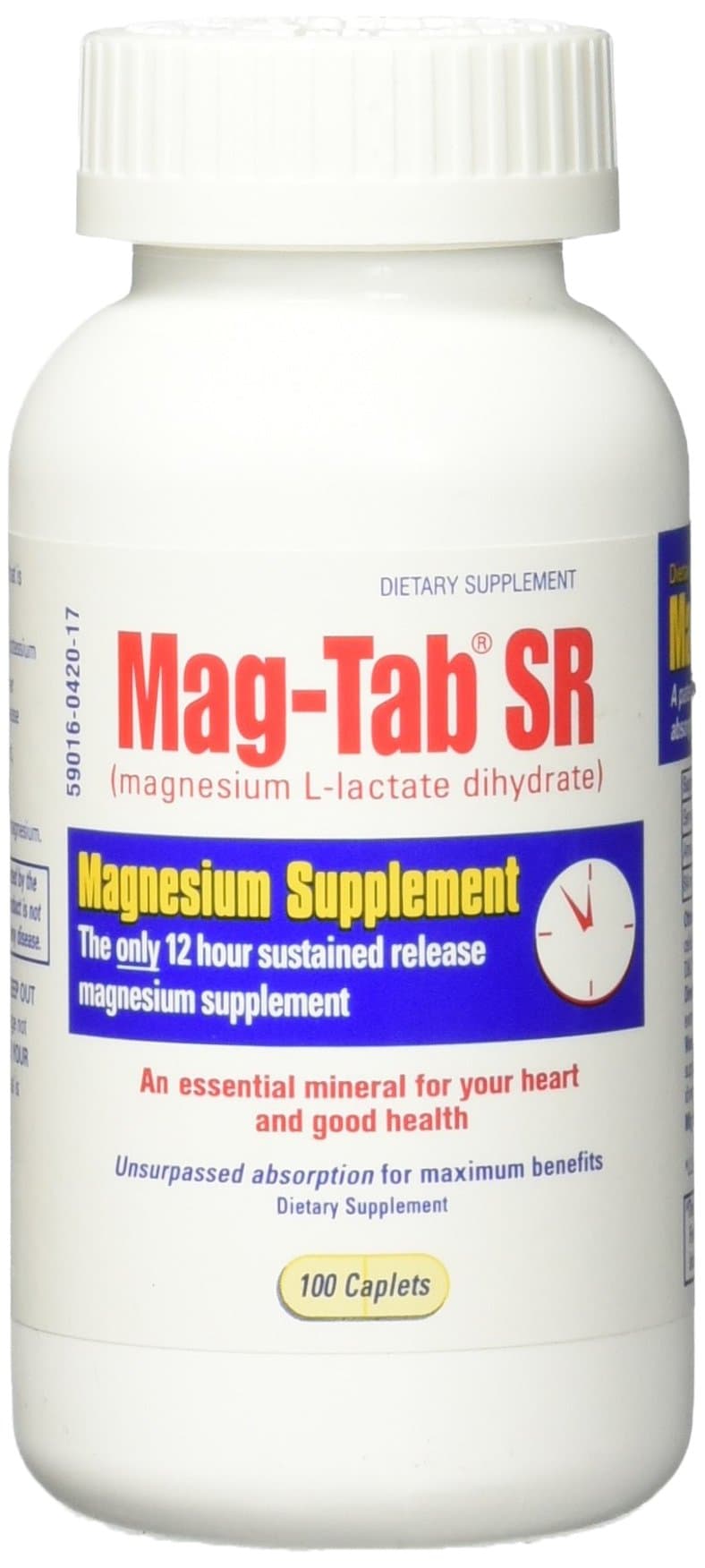 Magnesium Slow Release Tablets, 100 Count
