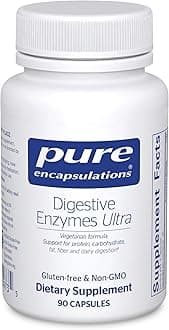 Digestive Enzymes Ultra - Vegetarian Digestive Enzyme Supplement to Support Protein, Carb, Fiber, and Dairy Digestion* - 90 Capsules