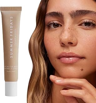 Summer Fridayss Lip Butter Balm, Nourishing Lip Mask and Lip Balm for Instant Moisture, Shine and Hydration, Tinted, Soothing Lip Care