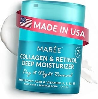 MAREE Retinol Moisturizer for Face, Anti-Aging Face Cream, Moisturizing Face Cream with Collagen