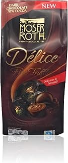 Délice Fine Chocolate Truffles (Pack of 1, Dark Chocolate)