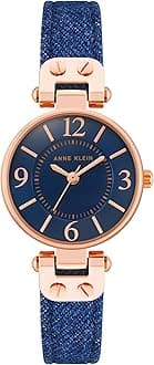 Anne Klein Women's Leather Strap Watch