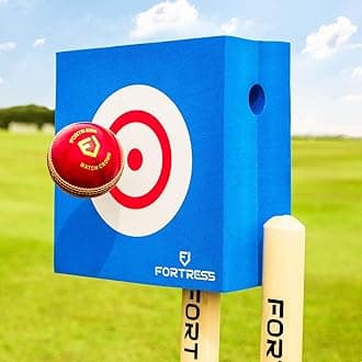 FORTRESS Foam Cricket Bowling Target - High-Visibility Lightweight Foam Target with Bullseye Design for Cricket Training Accuracy