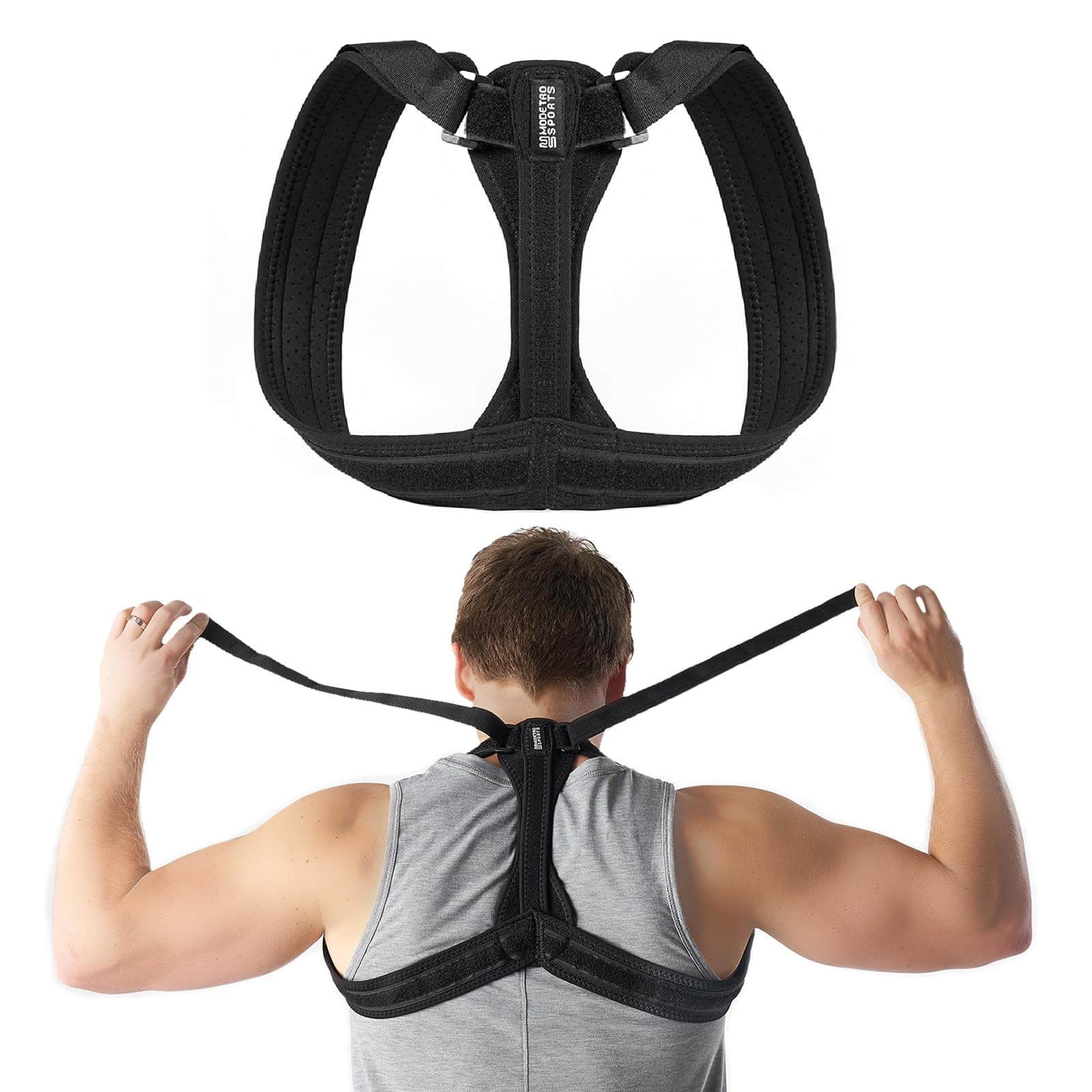 Posture Corrector Spinal Support -Physical Therapy Posture Brace for Men or Women - Back, Shoulder, and Neck Pain Relief - Spinal Cord Posture Support