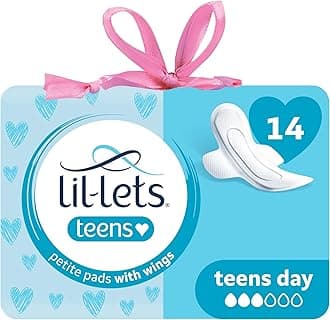 Lil-Lets Teens Smartfit Pads with Wings, Petite, 14 Pads