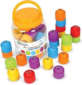 – Learning Resources Rainbow Emotion Fidget Poppers Classroom Set, 24 Pieces, Ages 3+, Autism Sensory Toys, Social-Emotional Learning,Sensory Toys for Toddlers