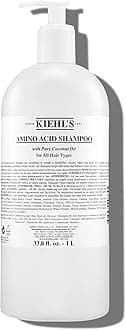 Kiehl's Amino Acid Shampoo, with Amino Acids and Coconut Oil to Clarify and Cleanse, Helps Strengthen Hair, Prevent Breakage, Without Compromising Hydration, Suitable for All Hair Types, Paraben-Free