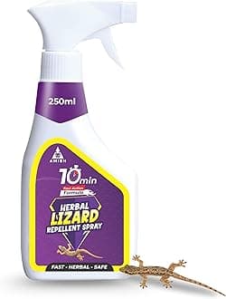 Amish Herbal Lizard Spray 250 ml Pack of 1 |10 Minutes Formula |Removes Entire Lizard Colony|Powerful 100% Organic No Chemical Lizard Repellent Spray for Home Long Lasting Protection Instant Action