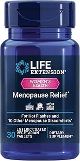 Life Extension Menopause 731 - Natural Supplement for Women Health - Menopause Relief Support Including Hot Flashes, Night Sweats & Mood Swings - Gluten Free, Non-GMO, Vegetarian - 30 Tablet