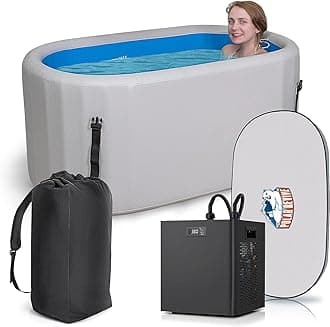 Polar Revive Inflatable Ice Bathtub With Chiller 2.0