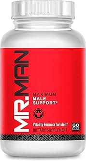 Mr. Man Support– Male Fertility Supplement for Sperm Health, Count, and Motility – All-Natural Formula with Vitamins, Minerals, and Antioxidants – Supports Reproductive Health and Hormonal Balance