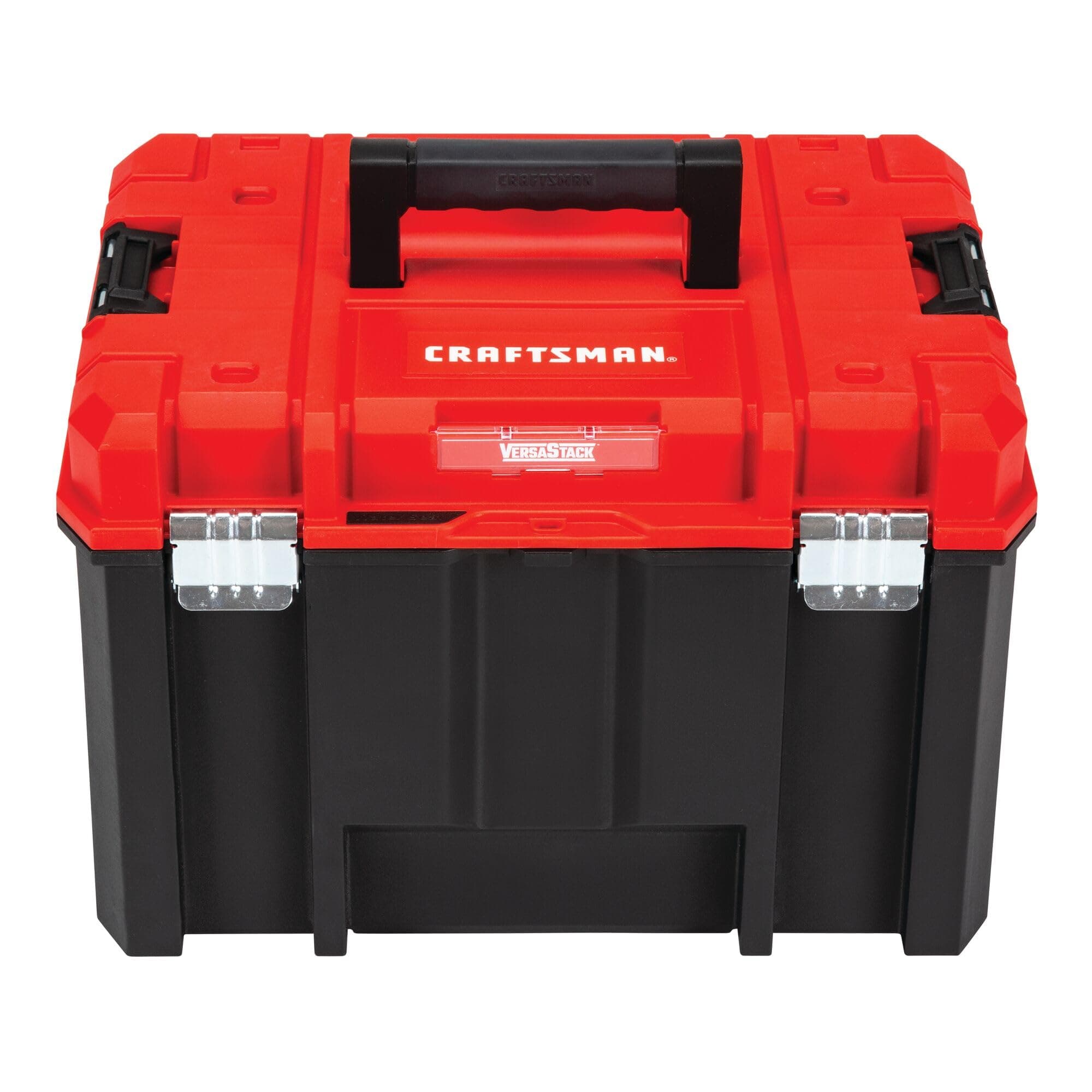 Versastack System 17-in Red Plastic Lockable Tool Box