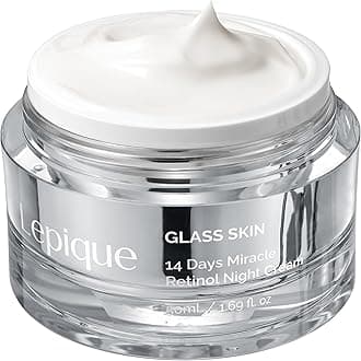 GLASS SKIN 14Days Miracle Retinol Night Cream 1.69oz - Korean Skincare Retinol Serum for Face and Neck - Collagen, Centella - Anti aging Skin Cream, Moisturizer Face Cream (1.69oz, Original)