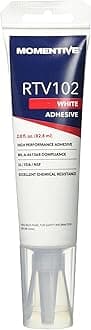 Momentive-RTV102-2.8 RTV102 One Part Silicone Sealant, 2.8 Ounce Tube, White