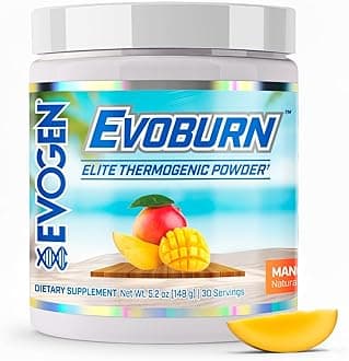 Evoburn - Thermogenic Fat Burner for Men & Women | Energy, Focus, & Appetite Control | Advanced Metabolism Booster Fat Burner Formula with MitoBurn & Caffeine | Mango | 30 Servings