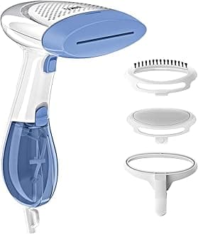 Conair GS23RS Extreme Steam Hand Held Fabric Steamer with Dual Heat White, Blue