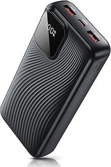 Portable Charger Power Bank Fast Charging PD 20W & QC 22.5W USB-C in & Out Full Power 20000mAh External Battery Pack for iPhone 16/15/14/13 Series, Android Samsung Galaxy, for All Smartphone