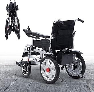 Intelligent Electric Wheelchair for Adults,Lightweight Foldable All Terrain Electric Wheelchair Heavy Duty,Motorized wheelchairs for Seniors,Dual 500W Motors,Silla de ruedas para adultos