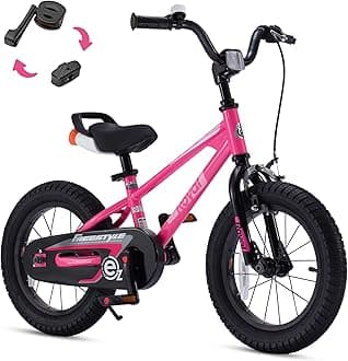 EZ Kids Bike 12 14 16 18 20 Inch Balance Pedal 2-in-1 Training Bicycle Boys Girls Ages 3 to 12 Years Easy Learn for Beginners