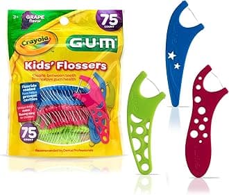 Gum Sunstar 897Rz Gum Crayola Kids Flosser (Pack Of 75)