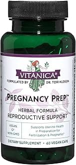 Pregnancy Prep, Reproductive System Support, Vegan, 60 Capsules