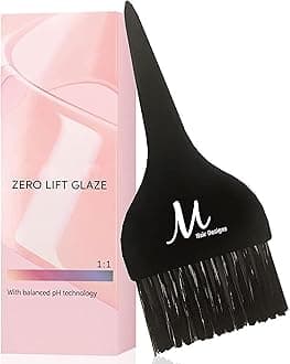 Shinefinity Zero Lift Glaze 08/98 Light Blonde Cendre Pearl Demi-Permanent Hair Color 2 Ounce and M Hair Designs Tint Brush (Bundle)