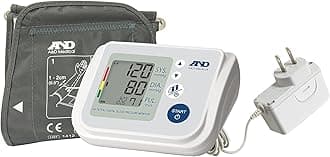A&D Medical Premium Upper Arm Blood Pressure Monitor with Wide Range Cuff for Multiple Users (UA-...