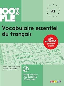 100% FLE - Vocabulaire essentiel du français A1 - Livre + CD