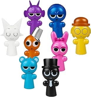 Action Figures Plush Collectible Set Game-Inspired Decor with Unique Designs for Adult Fans (8Pcs)