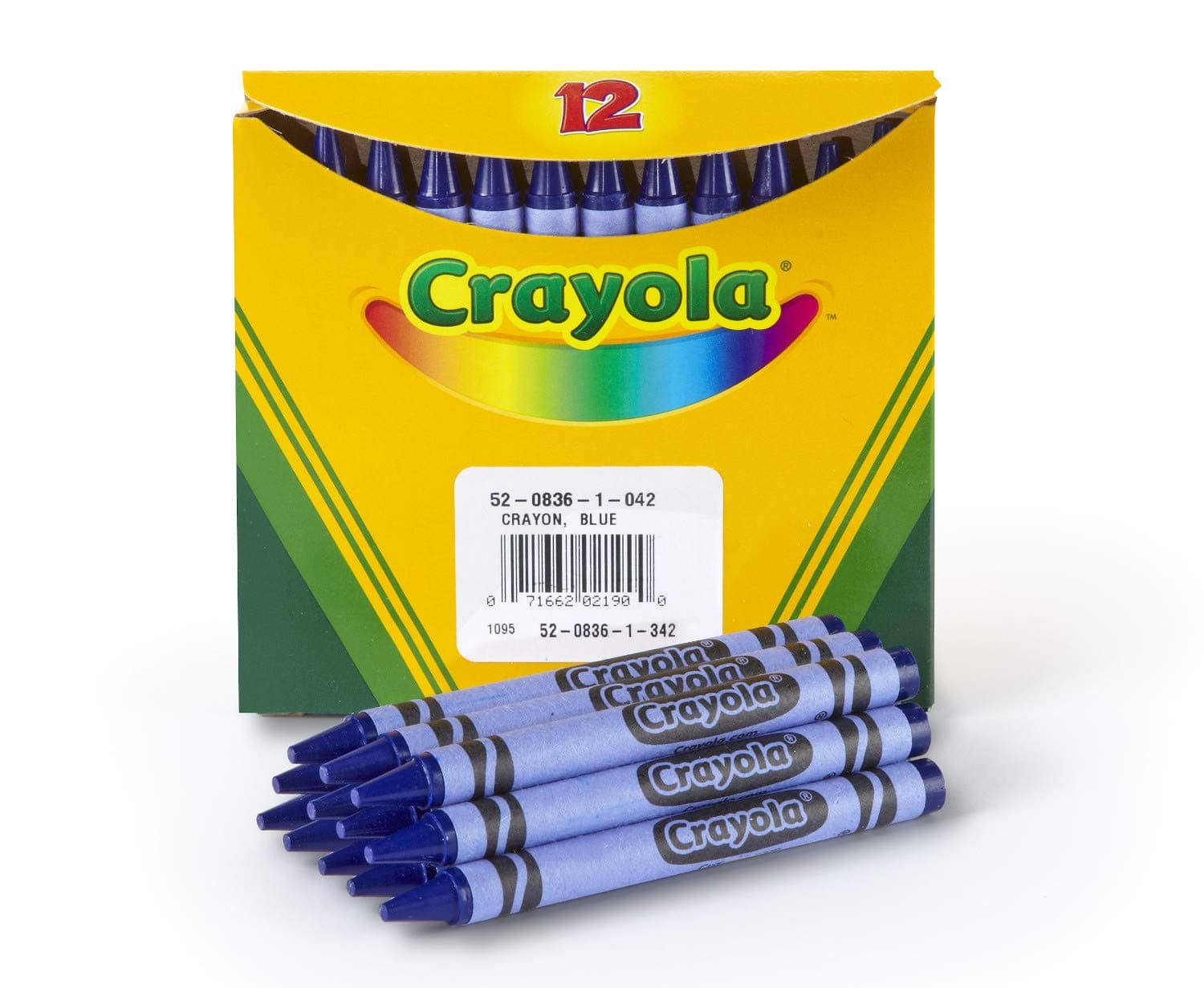 Crayons in Blue, Bulk Crayons, 12 Count