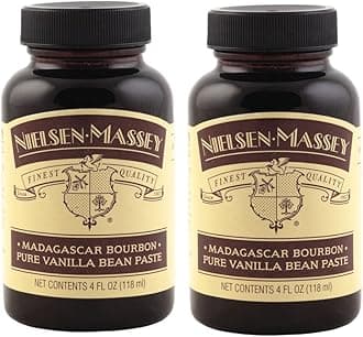 Madagascar Bourbon Pure Vanilla Bean Paste for Baking and Cooking, 4 Ounce Bottle (2 Pack)