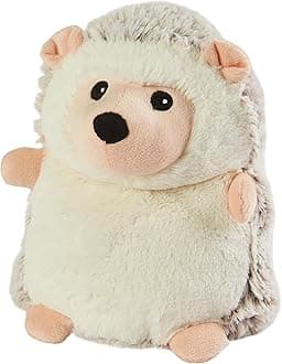 Warmies Plush Beige Hedgehog Microwavable Weighted Teddy with French Lavender Scent, Hot or Cold for Cool Relaxation and Warm Relief