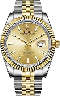 Men's Classic Luxury Watch Stainless Steel Waterproof Machine Watch Fashion Double Watches Date Sapphire Crystal