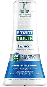 SmartMouth Gum and Plaque Mouthwash, Mint, 16 Fluid Ounce