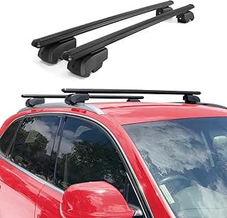 Lockable Roof Rack Cross Bars Luggage Carrier for Volvo XC40 2019-2024 Black Anti-Theft for Travel Kayak Canoe Surf Ski Snowboard Camping