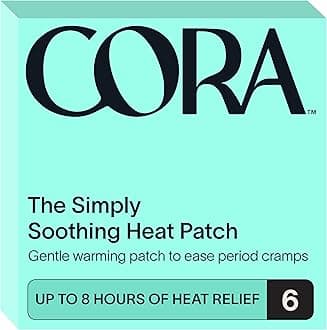 Heat Relief Patch Soothe Cramps for up to 8 Hours with Heat from Activated Carbon | Adheres to Your Clothes to Ease Cramps Exactly Where You Need it