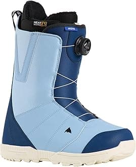 Burton Men's Moto BOA Snowboard Boots, Nightfall/Dusty Blue, 14