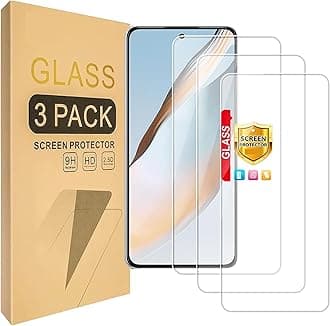Lucyliy (3 Pack) Compatible for ZTE Blade V70 Design Screen Protector Tempered Glass,Case Friendly [9H Hardness][High definition Anti Scratch]