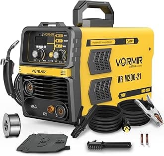 iBELL VORMIR VR M200-21 | 3-in-1 IGBT Inverter Welding Machine | MAG/MMA/TIG Lift | 200A Output | Electrodes 1.6-3.2mm & Flux Wire 0.8/0.9/1.0mm | Hot Start & Anti-Stick | Home/DIY/Workshop Use