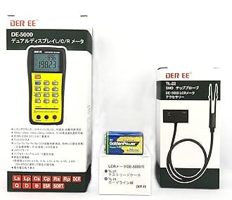 DER Ee De-5000 High Accuracy Handheld LCR Meter with Tl-21 Tl-22 by DEREE
