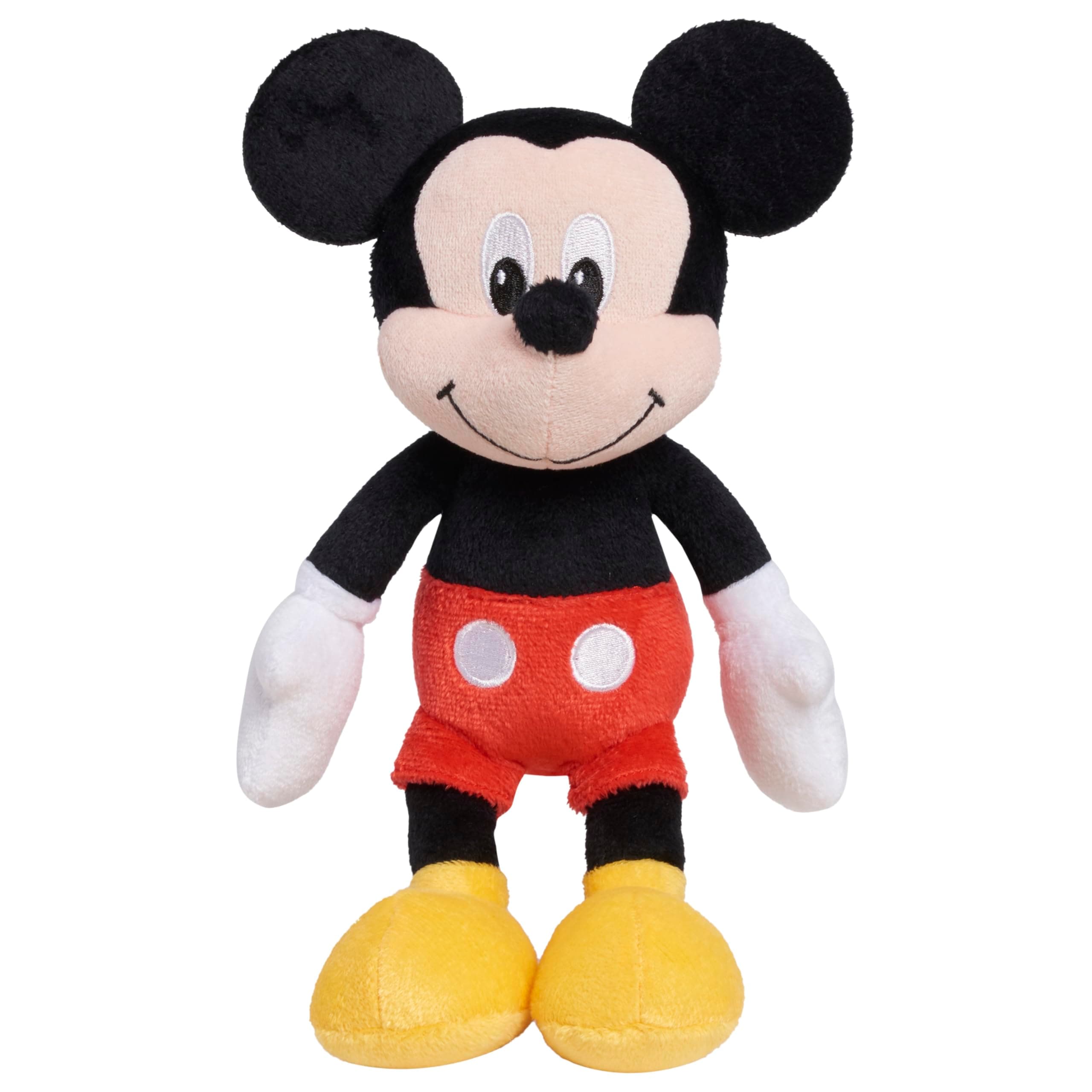 Disney Junior Mickey Mouse Bean Plush Mickey Mouse Stuffed Animal, Kids Toys for Ages 2 Up by Just Play