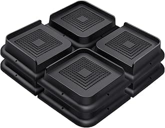 Bed Risers 1 Inch Heavy Duty, Furniture Risers for Bed Desk Table Sofa Couch,Oversized Bed Lifts Risers,Support up to 5000 Lbs(8 Pack Black)