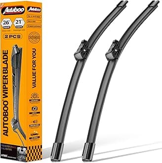 AUTOBOO 26"+21" Windshield Wiper Blade Replacement for Audi A6 A7 S6 S7 RS7 2012-2018 -Original Factory Quality (Pack of 2)