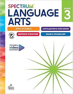 Spectrum Language Arts Workbook - Grade 3 - NEW