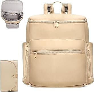 Neoprene Diaper Bag Backpack Baby Bag with 12 Pockets Baby Diaper Bag for Boys Girls