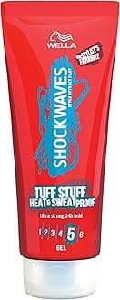 Wella Shockwaves Tuff Stuff Heat and Sweat Proof Gel, 200ml