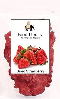 Food Library The Magic of Nature Dried Fruits, 200 grams (Strawberry)