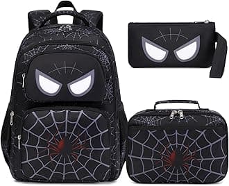 JIANYASchool Backpack for Boys and Girls Elementary Children's School Bag Kids Backpack with Lunch Box