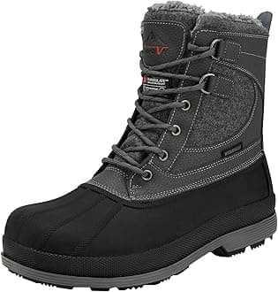 NORTIV 8Men's Waterproof Winter Snow Boots AVENUE