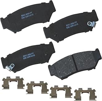 Bendix Premium SBC556 Ceramic Front Brake Pads for Chevrolet Tracker 2004-1998, Geo Tracker 1997-1996, Suzuki Sidekick 1998-1991, Vitara 2004-1999